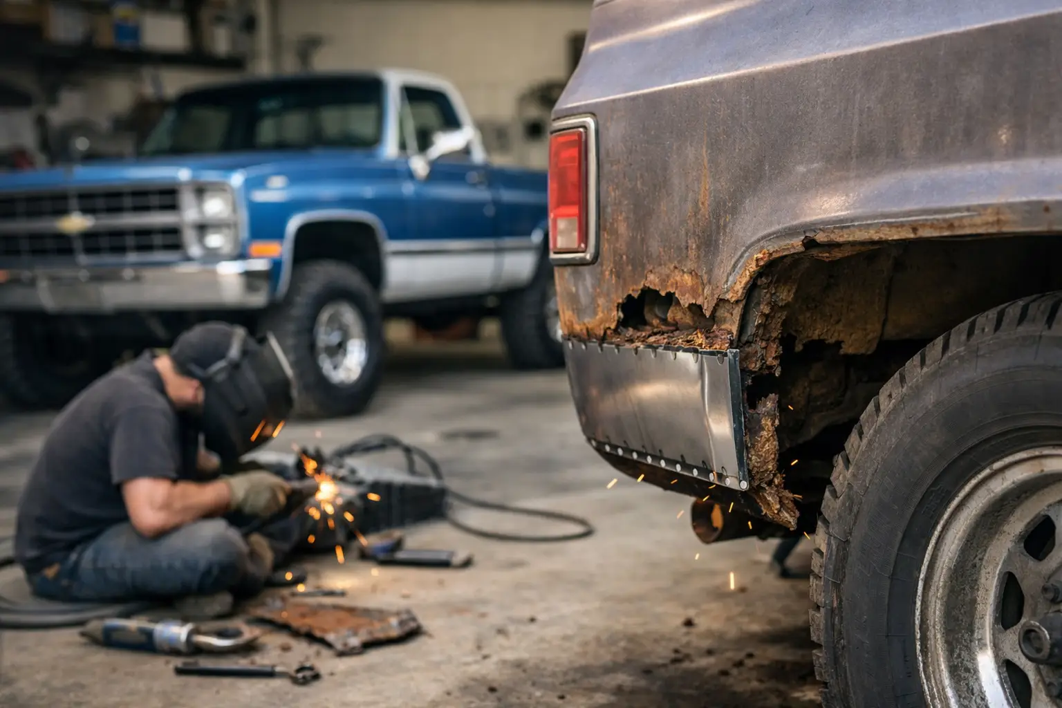 Square Body Chevy Rusted Squarebody Rust Repair Guide for Real Trucks - FullSizeChevy.com